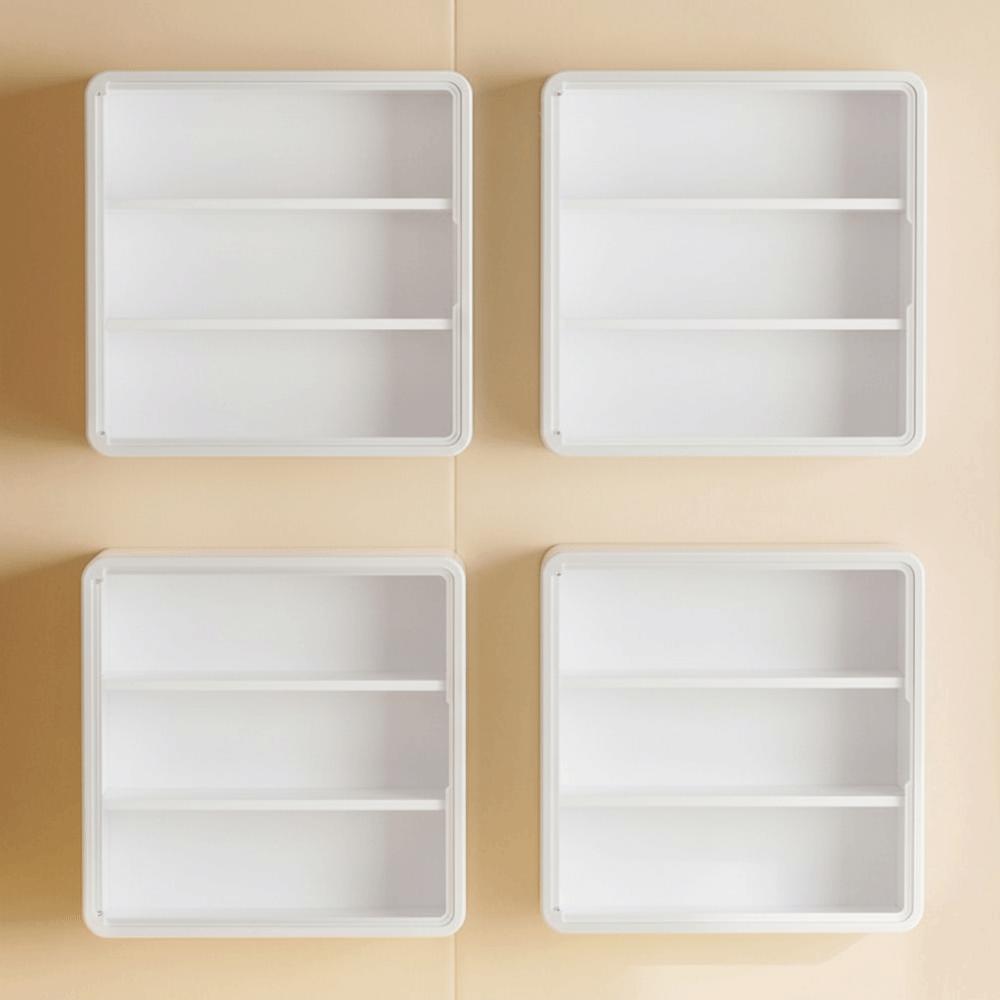 Multi-Layer Wall Mounted Display Rack Large Capacity Bathroom Organizer  Cosmetic Display