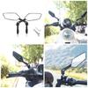 Rearview Bicycles Looking Glass Set Revolving Safe Rearview Looking Glass Accessories for Mountainous Region Bike