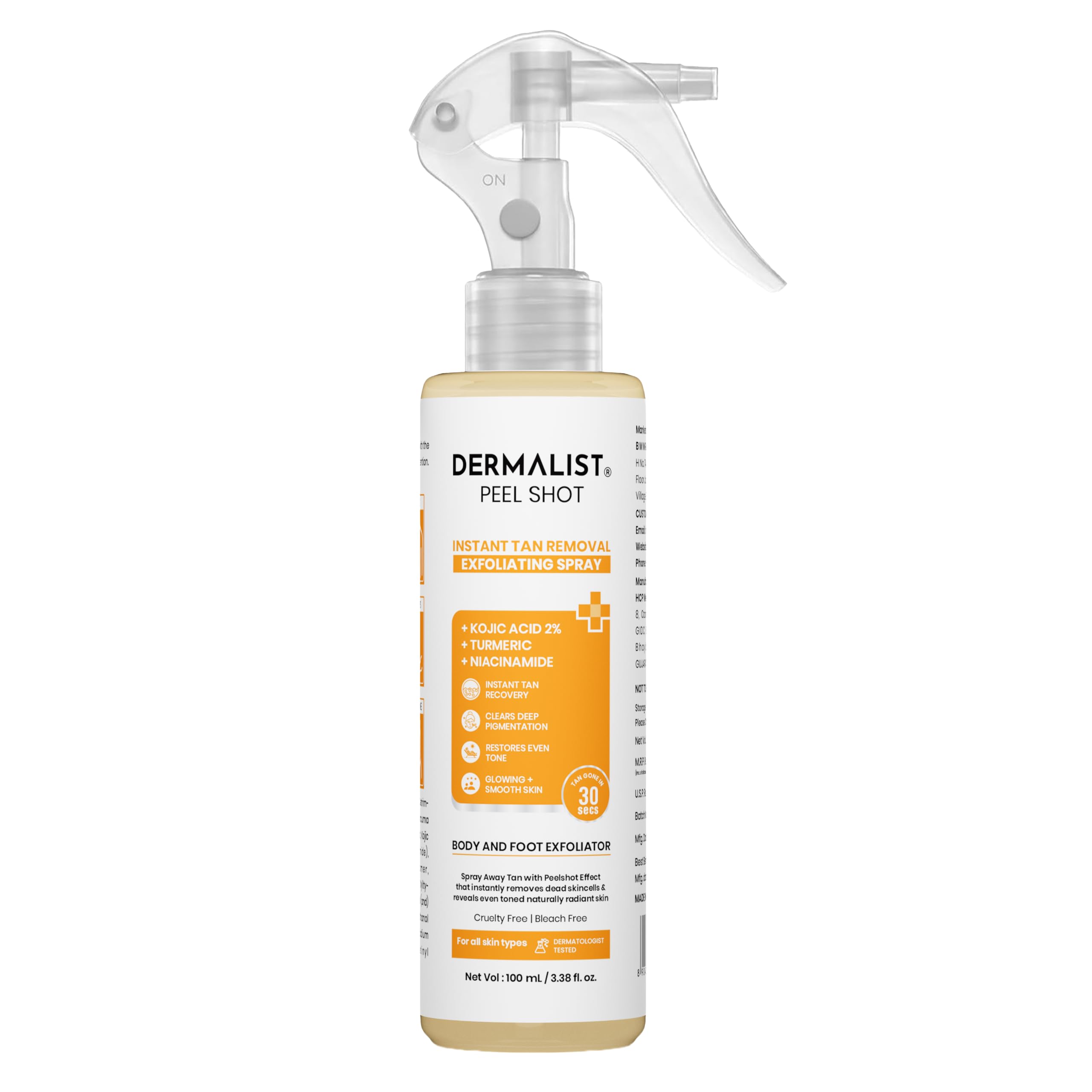 Dermalist Peel Shot Instant Tan Removal