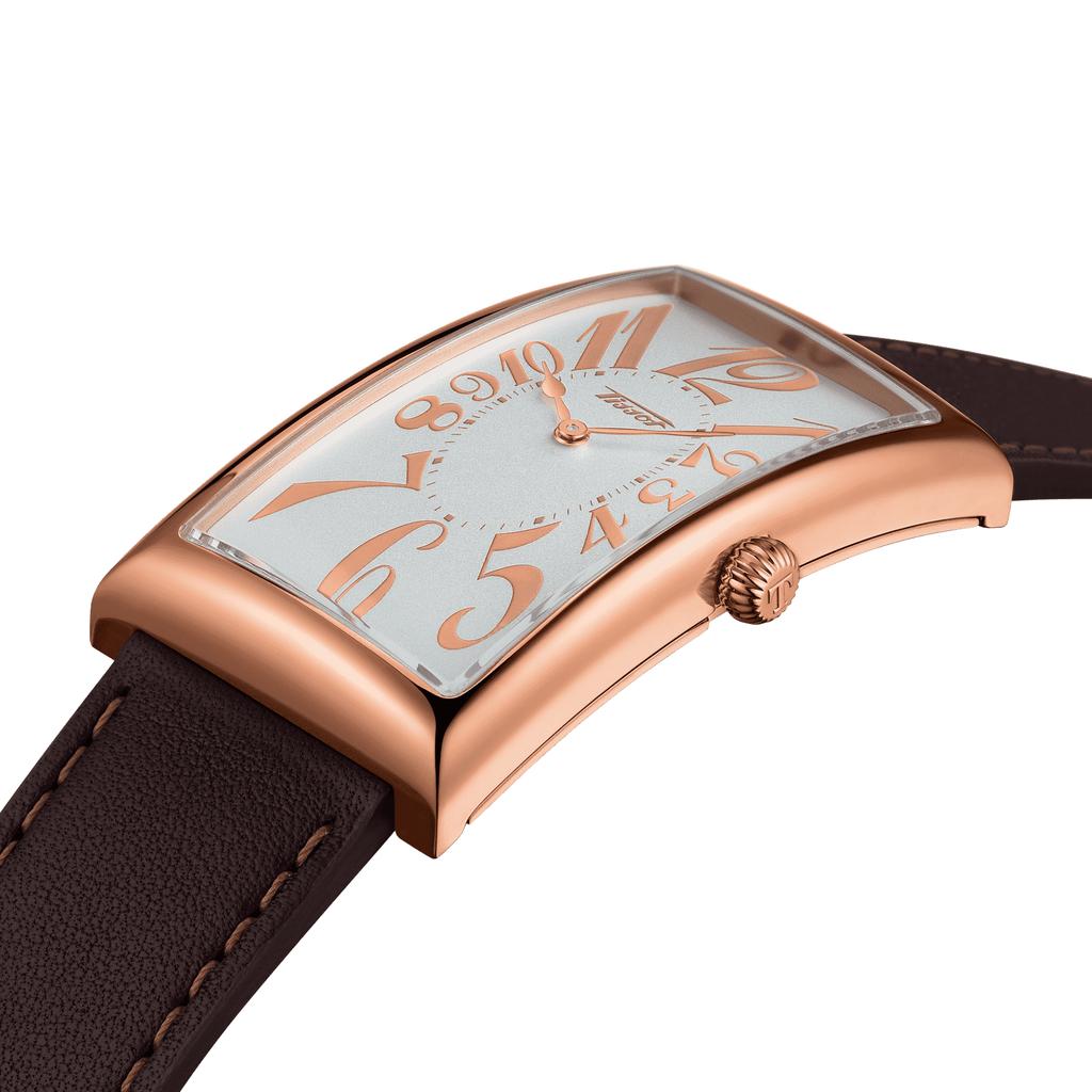 Tissot Leather Strap silver Dial Men's Fashion Watch T117.509.36.032.00