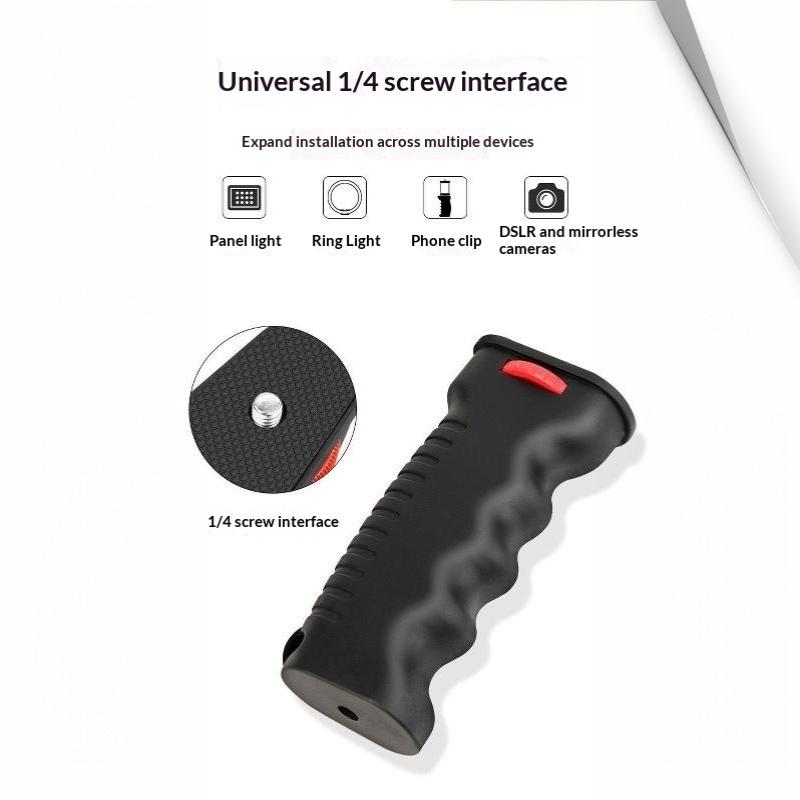 Camera Stabilizer Grip Ergonomic Anti-Fatigue Handle 1/4" Thread for Photographer Long Time Outdoor Shooting