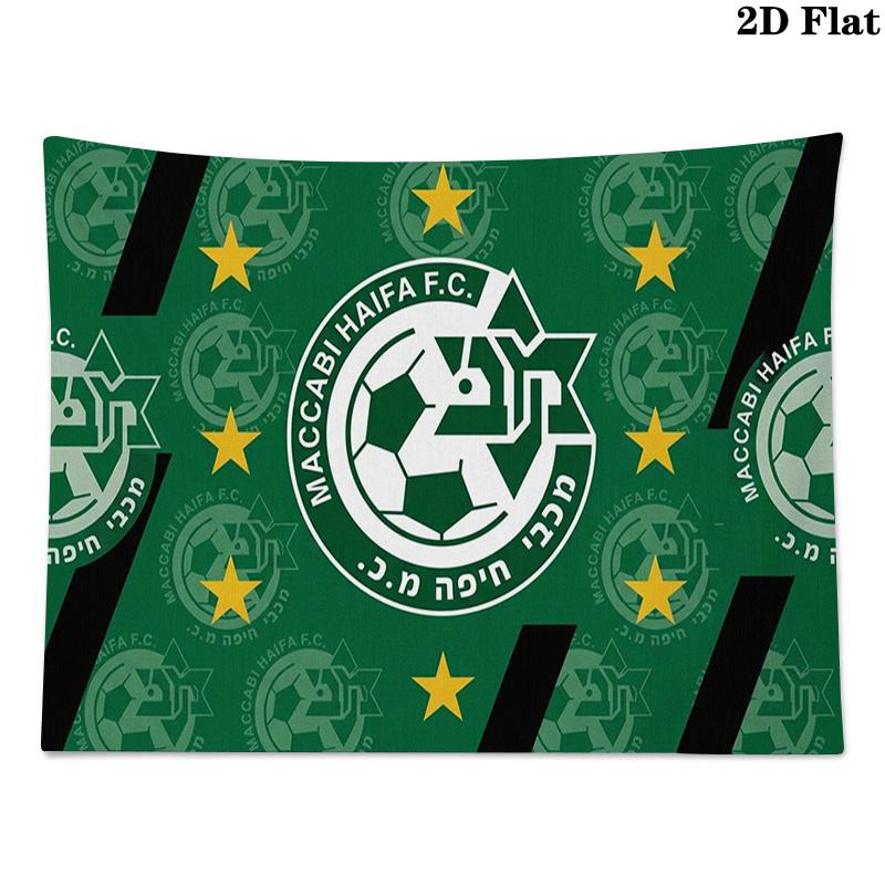 Haifa FC Wall Tapestry Aesthetic Wall Hanging Printed Fabric Blanket Decorative Tapestries for Bedroom Living Room Home Decor