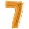 Gold Foil Balloon Number 7 - 102 Cm Grabo