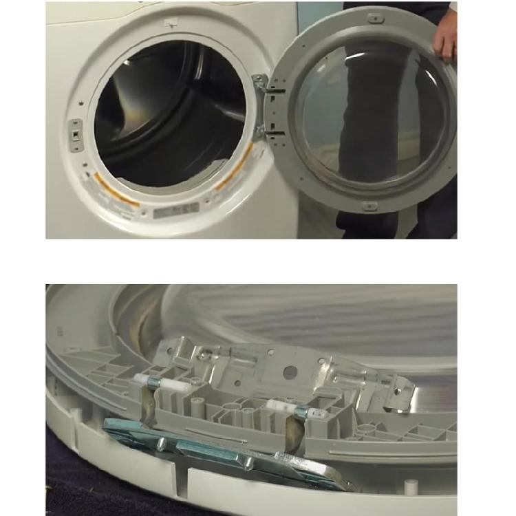 Heavy Duty Dryer Door Switches Hinge with Secure Lock System Anti Rust Metal Construction Suitable for Drying Machines