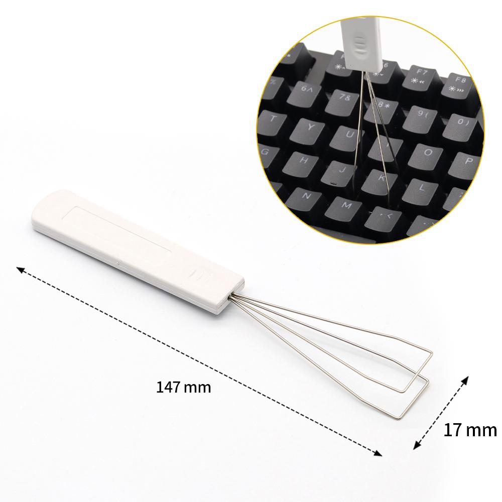 Estrattore Universale per Tasti Tastiera 2 in 1 Estrattore Keycap per Rimozione Tastiera Meccanica Strumento Estrattore Sostituzione Tasti Durevole