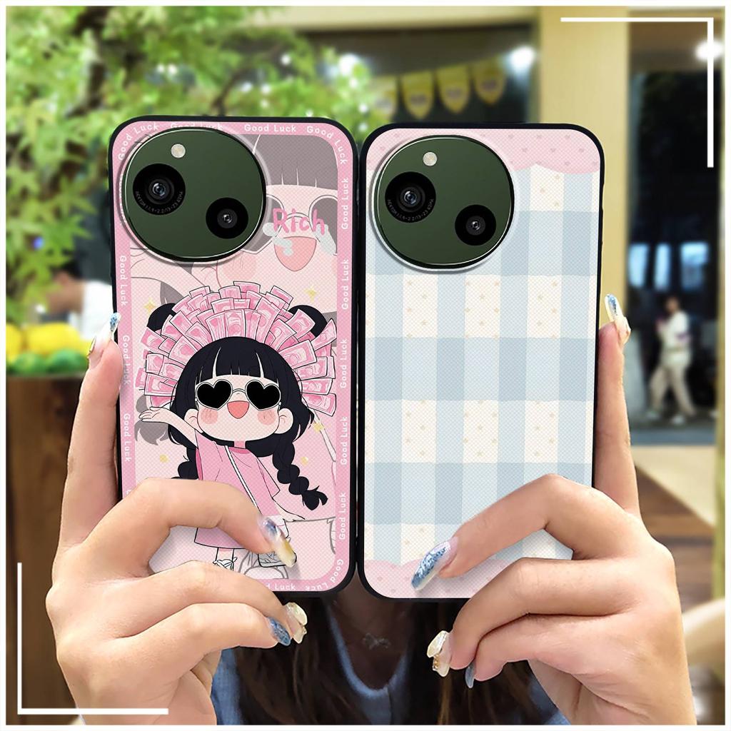 Graffiti Soft case Phone Case For Sharp Aquos R9/SH-51E Back Cover Durable Anti-dust Phone Pouch Cute Cartoon TPU