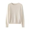 Women's Cashmere Crew Neck Sweater - Soft Knitted Pullover for Autumn/Winter