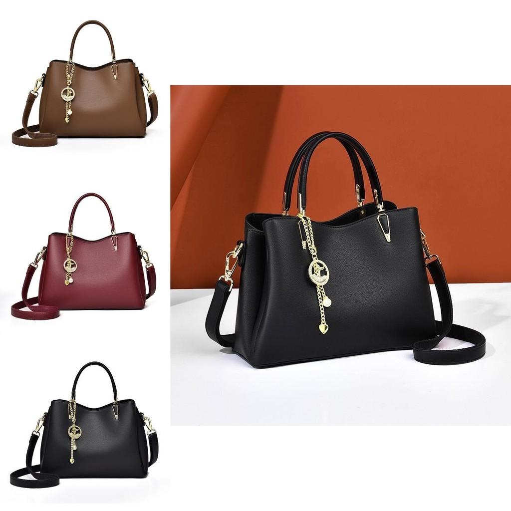 Stylish Large Capacity Women's Tote Bag 2024 Trendy Soft Pu Leather Commuter Handbag