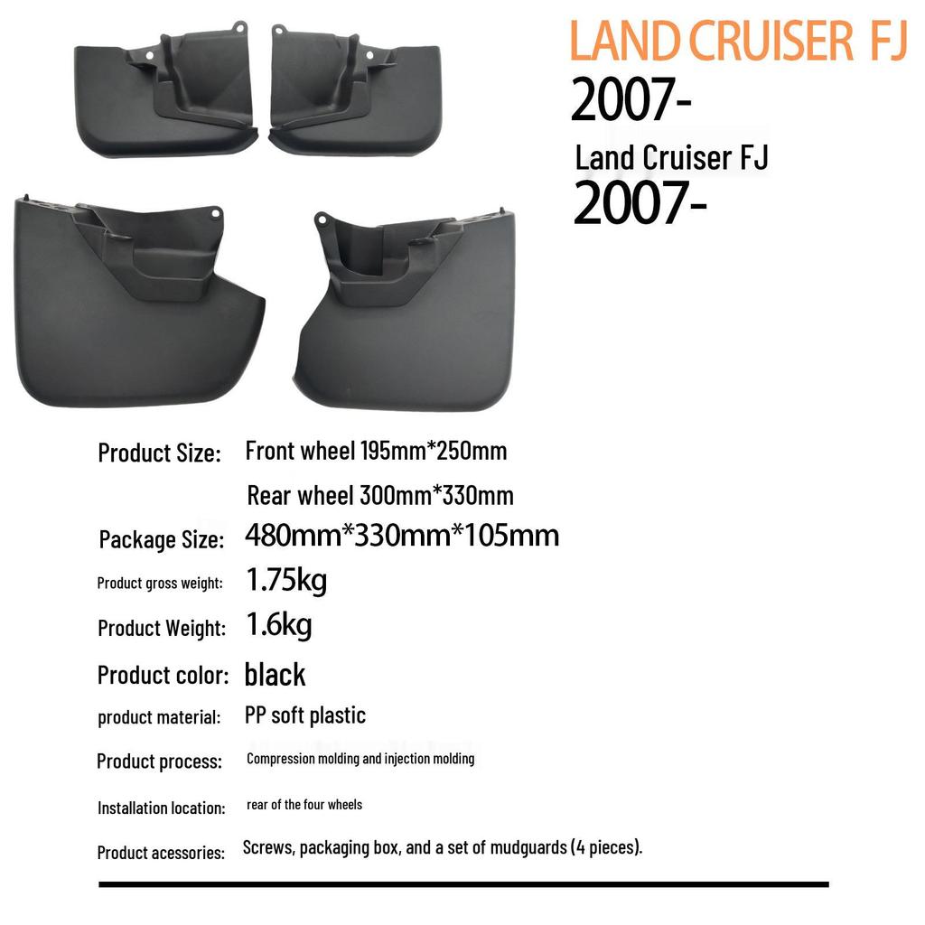 Compatible Auto Fender for Toyota Land Cruiser FJ 2007