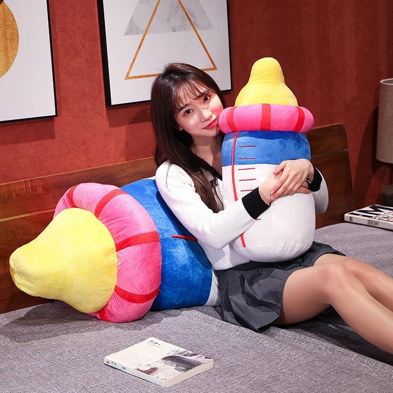 Creative Soft Bottle Throw Pillow Plush Toy Doll Small Bottle Doll Baby Accompany Soothing Doll