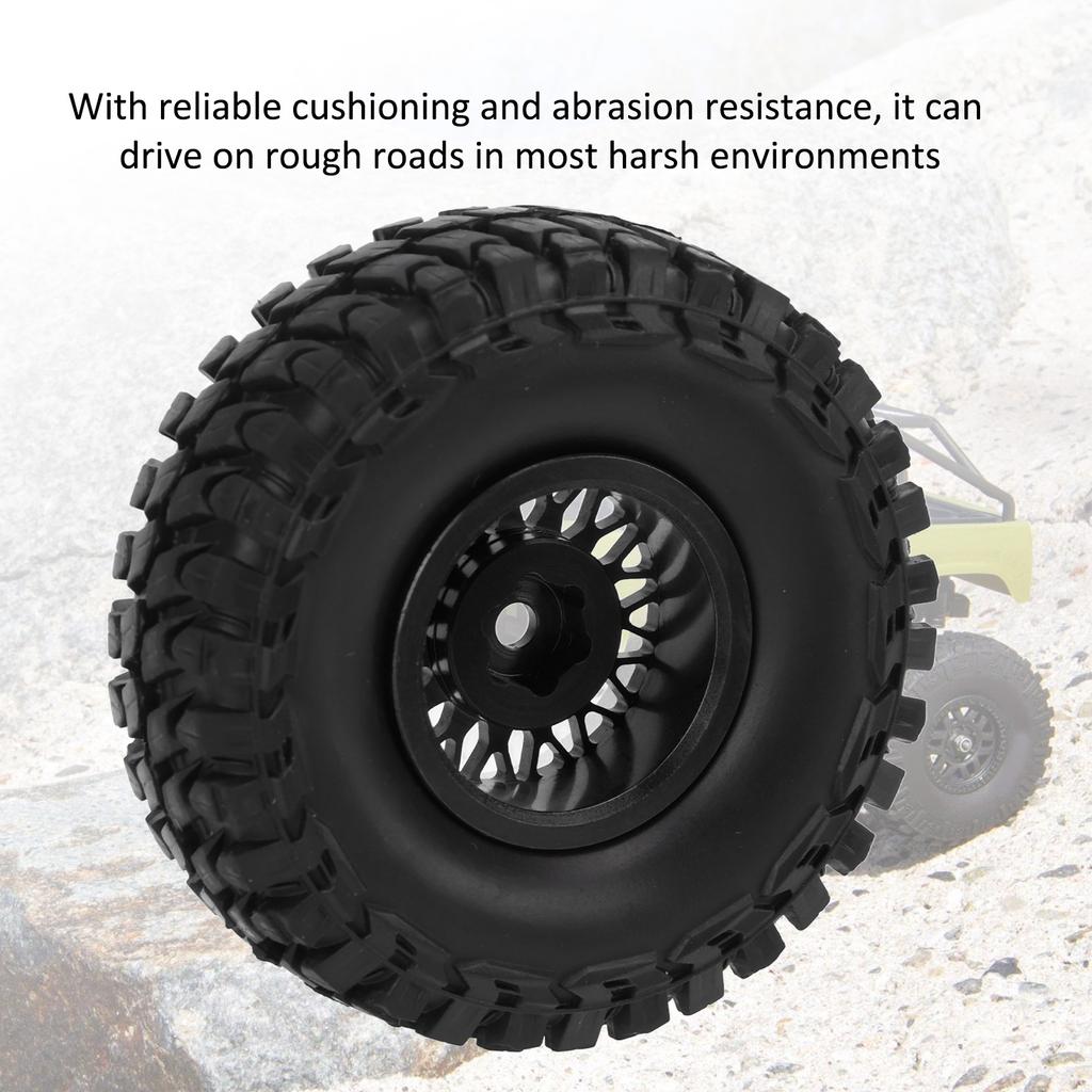 4pcs For SCX24 Wheels Small Compact Safe   Stable Easy Replaceable Mesh Tire for RC Car Parts