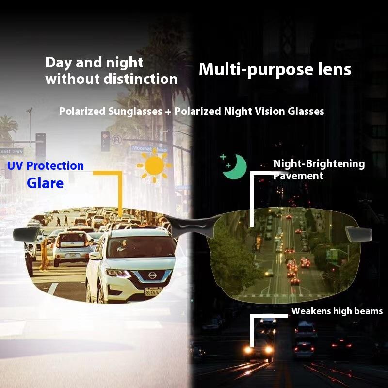 Sunglasses Worn Over Glasses  Sun Performance Mirror Set Male And Female Sunglasses Clip Night Driving Anti Glare Glasses