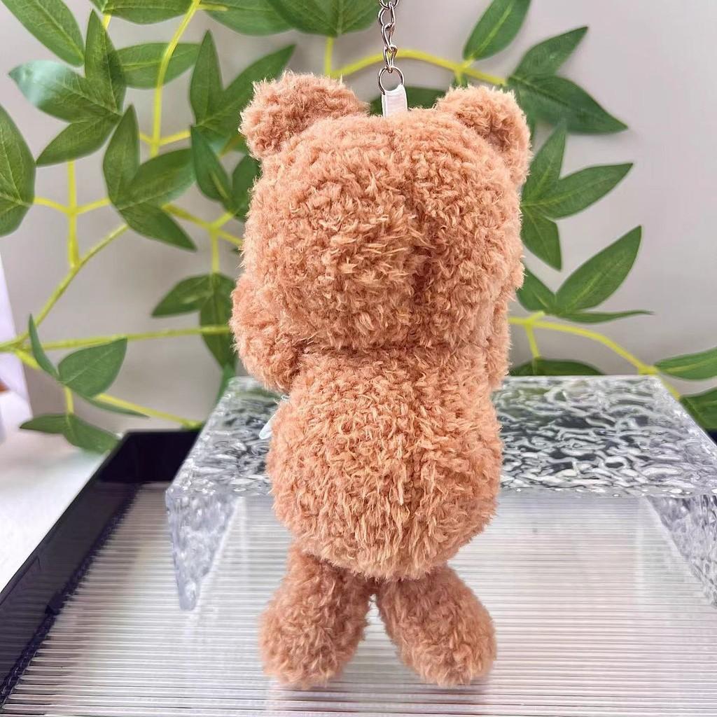Brown Lovable Butterbera Bear Plush Toy Extra Soft With Convenient Keychain