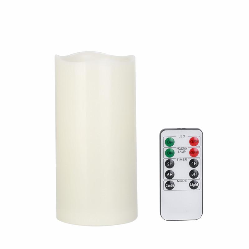 

New paraffin electronic candle lamp, plug-in battery dual-purpose LED projection lamp, Christmas snowflake starry sky night ligh Love Projection