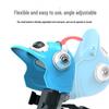 Compact Waterproof Phone Holder for Motorcycle, Scooter & Bicycle with Sunshade, Ideal for Food Delivery Riders