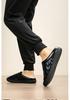 Ultra-Light Plus Size Warm Cotton & Microfiber Leather Slippers