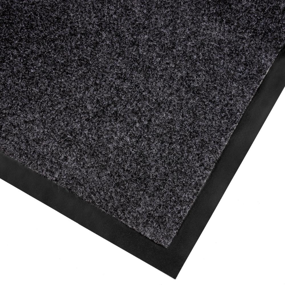 Smooth Gray Rubber Doormat, Anti-slip Soft Mat, 120 X 80cm