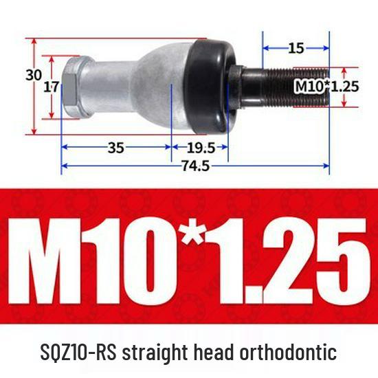 Bent Rod End Joint Bearing with Ball Joint SQ/SQZ5 - Sizes 6 to 22-RS