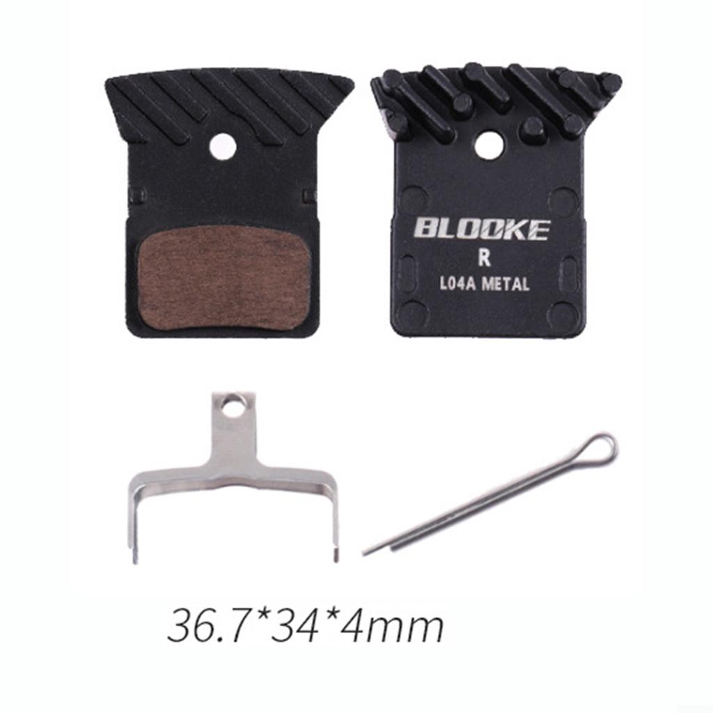 2 Pistonlu Disk Fren Balataları 36.6x34mm Siyah Yeni Bisiklet Parçaları