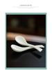 Dehua White Porcelain Ceramics: 12ml Small Soup & Teaspoon for Household & Restaurant Use
