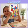 Wooden Tetris Puzzle Game For Kids With Logic Training And Educational Benefits