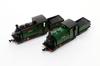 KATOPECO OO-9 Small England Princess Green 51-201F Railway Model Steam Locomotive