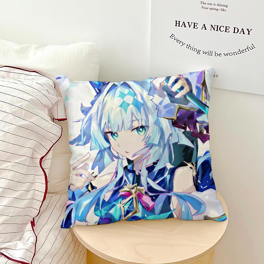 Honkai Star Rail Cerydra kuddfodral Bekvämt mjukt örngott för Soffa Vardagsrum Hemmakontor Dekor Skyddsfodral