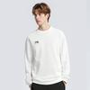 Li Ning Sweatshirts Men's White Fleece Lined Crew Neck Thickened Regular AWDVH11-2