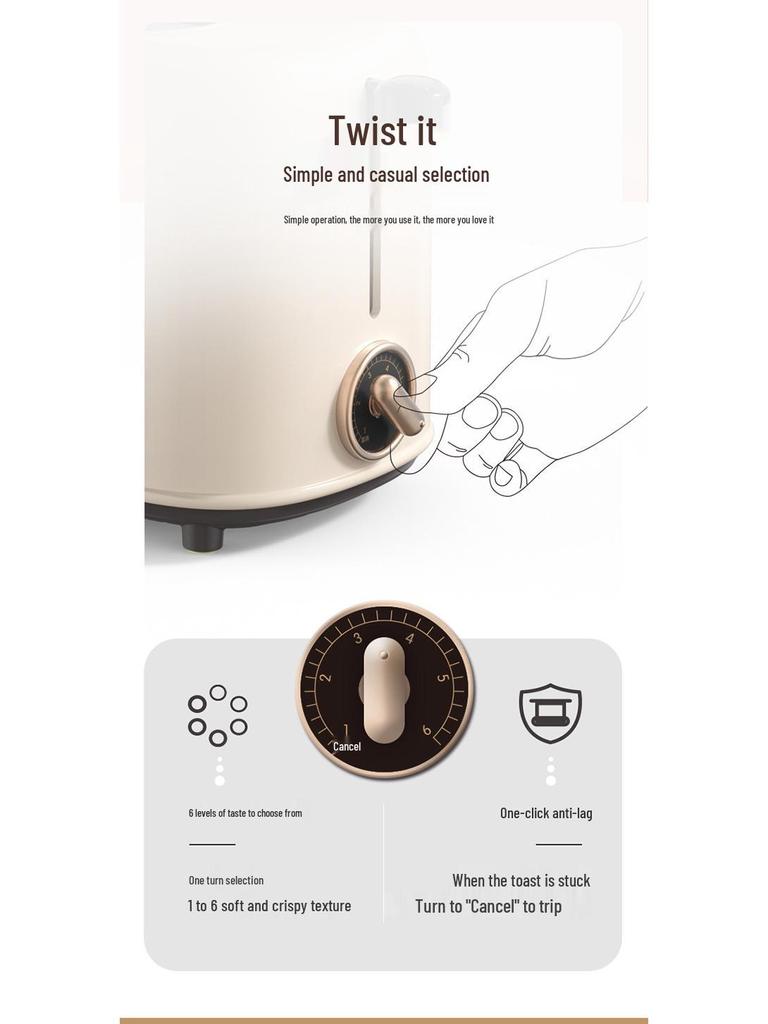 Little Bear DSL-C02K8 Multifunctional Toaster & Sandwich Maker