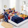 Four-Piece Mattress Sheet Digital Printing Independent Day Mattress Protective Cover Bedding