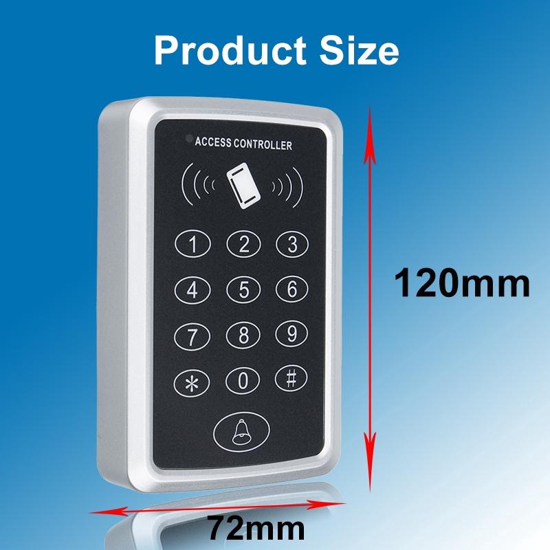 

Автономный контроллер доступа DC 12В 300 кГц + EM RFID панель с клавиатурой для контроля доступа Считыватель карт Замок двери 10 шт.