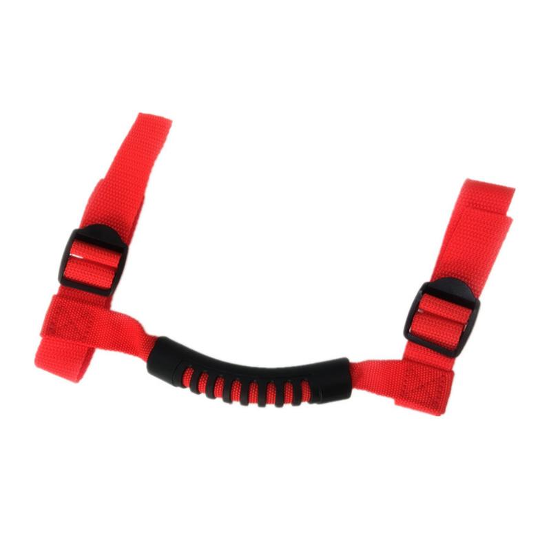 

1 шт./4 шт., подлокотники, верхние поручни, ручка, тяга, крепление для рулонной планки для Jeep Wrangler CJ TJ JK JL Sports Sahara Rubicon красный