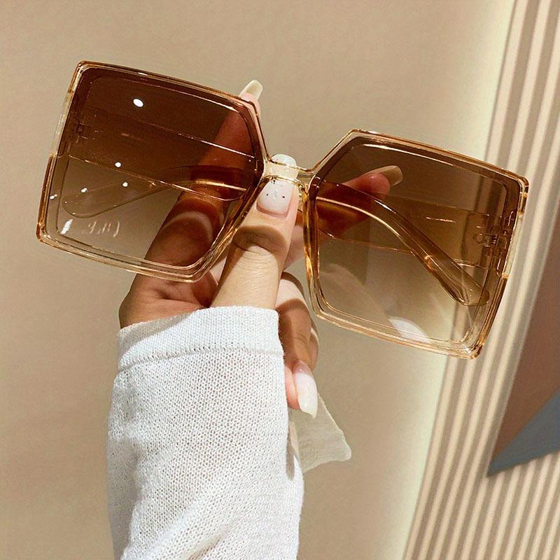 Square Sunglasses Women Oversized Sunglasses Women High Quality Women Bicycling Travelling Eyewear Big Frame Shades
