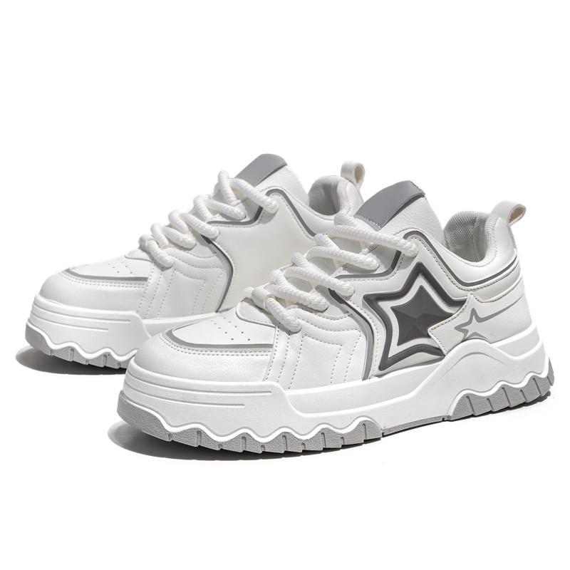 

Мужская обувь. Дикие повседневные туфли для досок. Нишевые молодежные спортивные туфли. Маленькие белые туфли. 39 белый