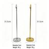 Vertical Menu Holder & Table Card Display Stand with Alligator Clip for Hotels & Restaurants