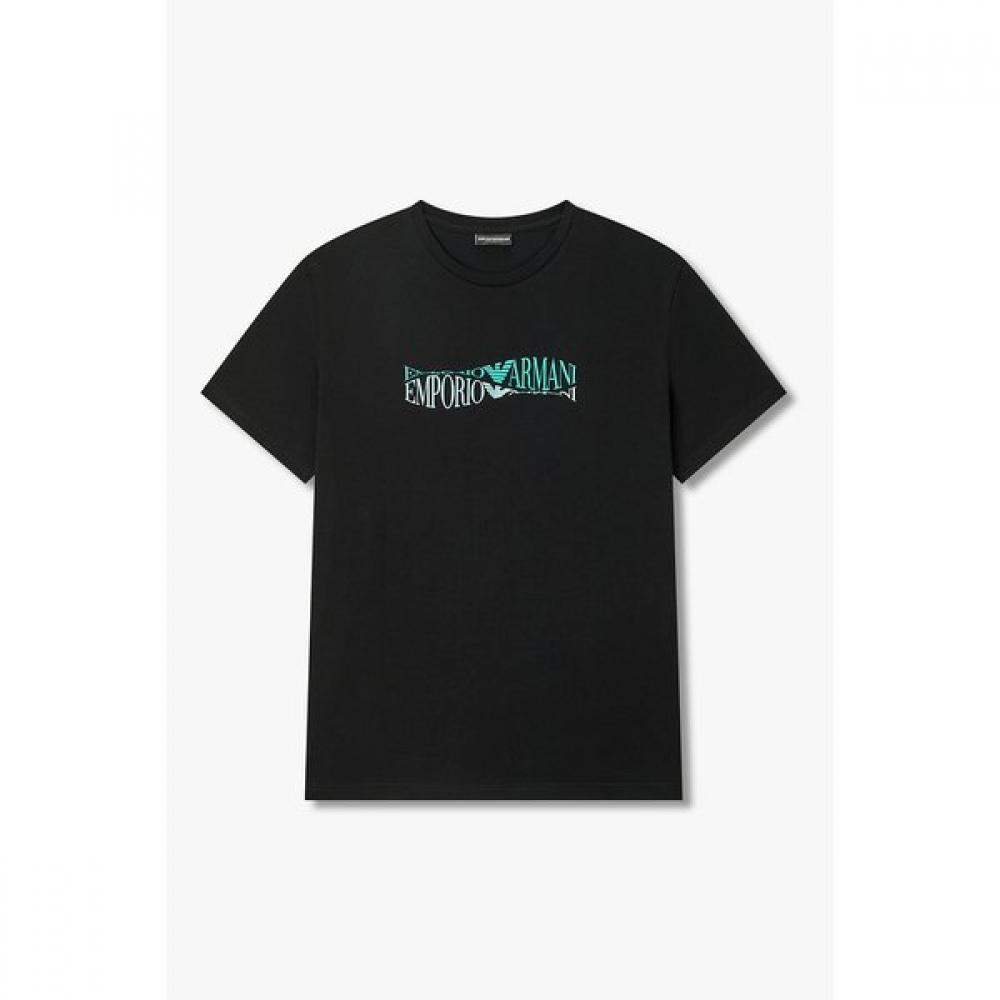 Emporio Armani Men Color Block Logo PrinT Lounge T shirT 0816134060 L(105)