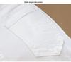 High-Waisted Denim A-Line White Shorts for Women - Summer 2024 Trend