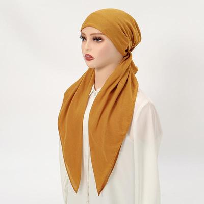 Fascia versatile da donna in cotone e lino elasticizzato - Design semplice curvo