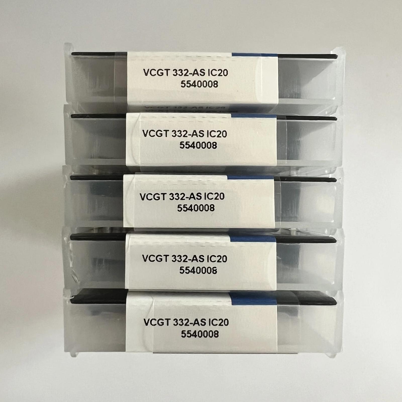 

ISCAR / VCGT160408-AS IC20 Industrial indexable carbide inserts 10 Pcs