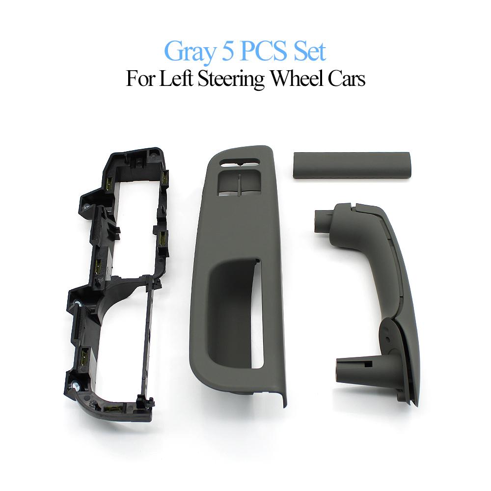 LHD 2-doors Inside Door Pull Grab Handle Window Switch Panel Bezel Trim For Volkswagon Golf 4 MK4 Jetta Passat Bora 1999-2004