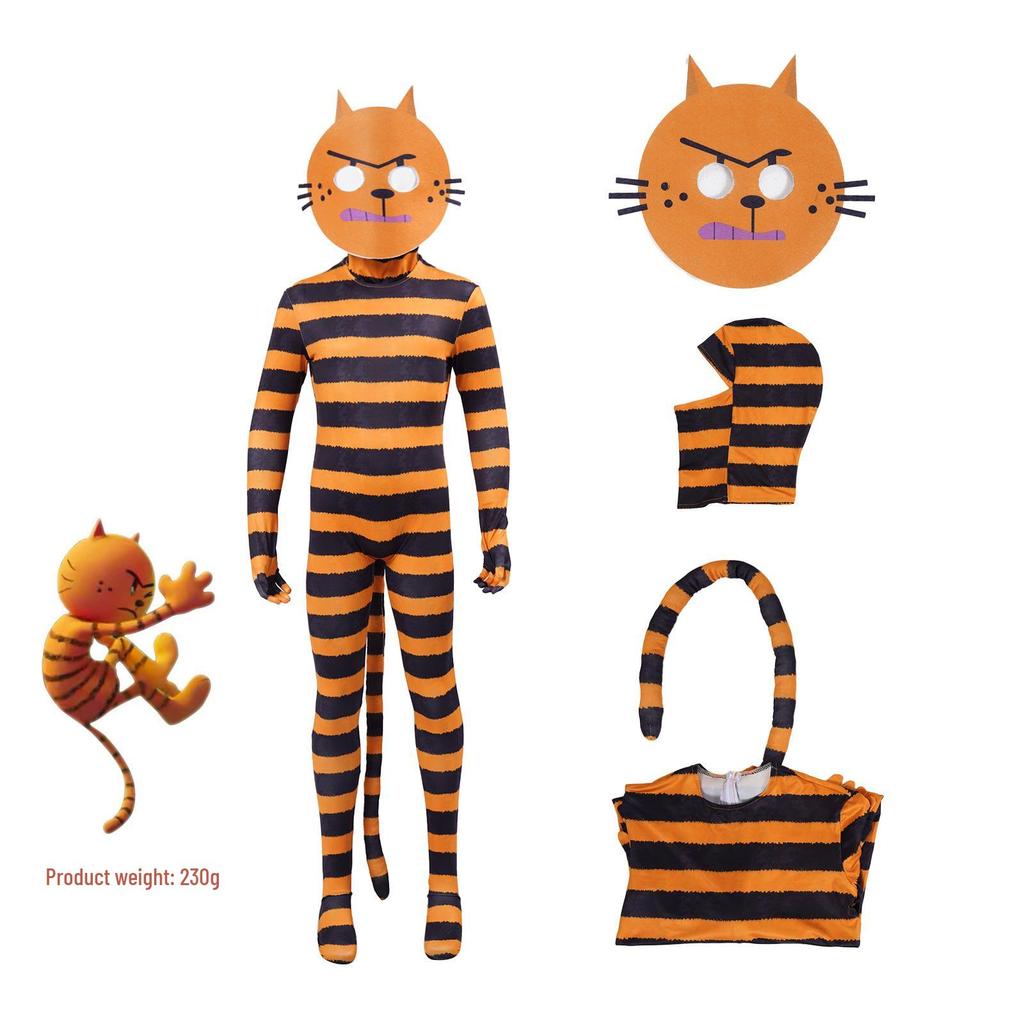 Detective Dogman Cosplay Costume - Pete the Cat Role Play & Stage Performance Outfit for Halloween