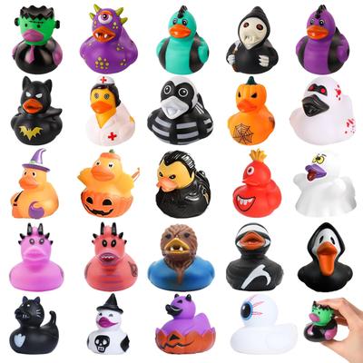 24/48 Stuks Halloween Rubberen Eendjes Grootverpakking, Jeep Eendjes Voor Ducking, Halloween Eendjes Voor Jeeps Feestartikelen Speelgoed, Drijvende Eendjes