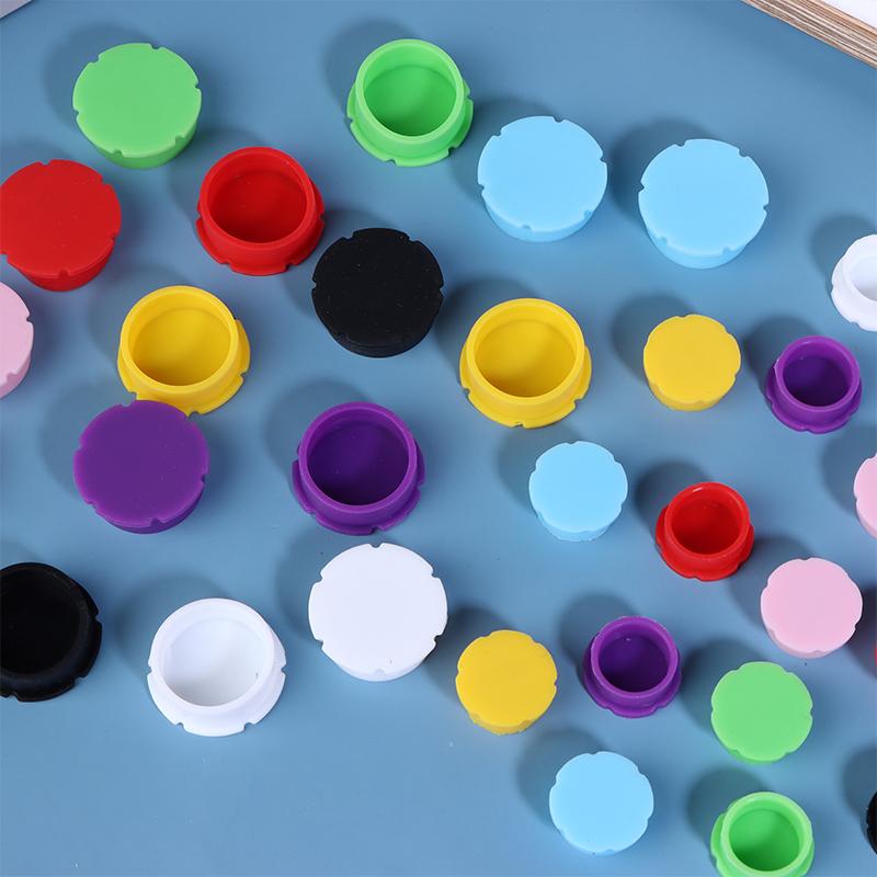 12/16/18 Pcs 3/5Ml Glass Vials Protective Vial Caps For Insulin Bottles Leak-Proof Dust-Resistant Lids Cover For Flip Off Caps