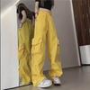 2024 High Street Hong Kong Style Retro Men's Wide Leg Solid Color Casual Pants