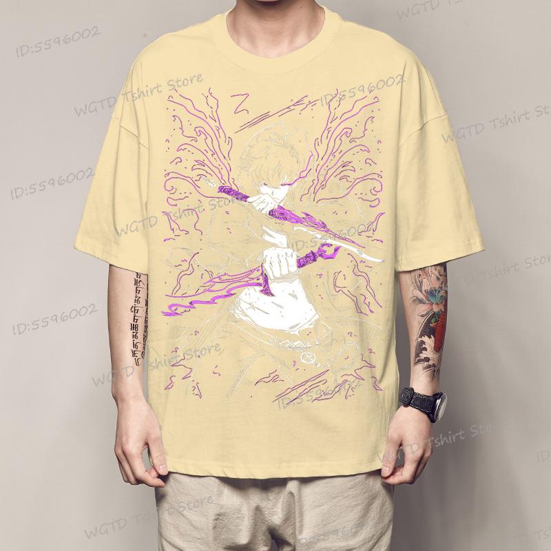 Solo Leveling T-Shirt Sung Jinwoo New Anime Manga Black Shirt Tee All Size Pro Choice Graphic T Shirts Oversized Vintage CLOTHES