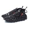 Li Ning Wu Xing 2 Mesh Fabric Synthetic Leather Non-Slip Wear-Resistant Lightweight Low-Top Basketball Shoes Men sneaker Black Orange AGBR029-2
