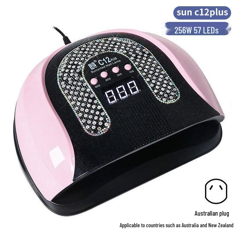256W High Power UV/LED Dual Light Nail Curing Lamp
