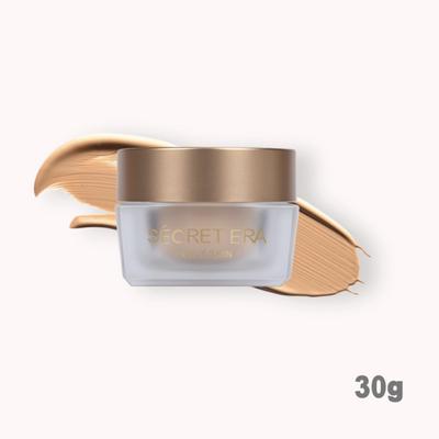 Secret Era Naturalny Krem Podkładowy do Skóry Nude, 30g, 1 sztuka, Nie. 2 Beżowy