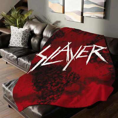 Hot Rock Band S-Slayer Blanket For Sofa Office Bed Plane Travel Sleep Read Relax Camping Soft And Warm