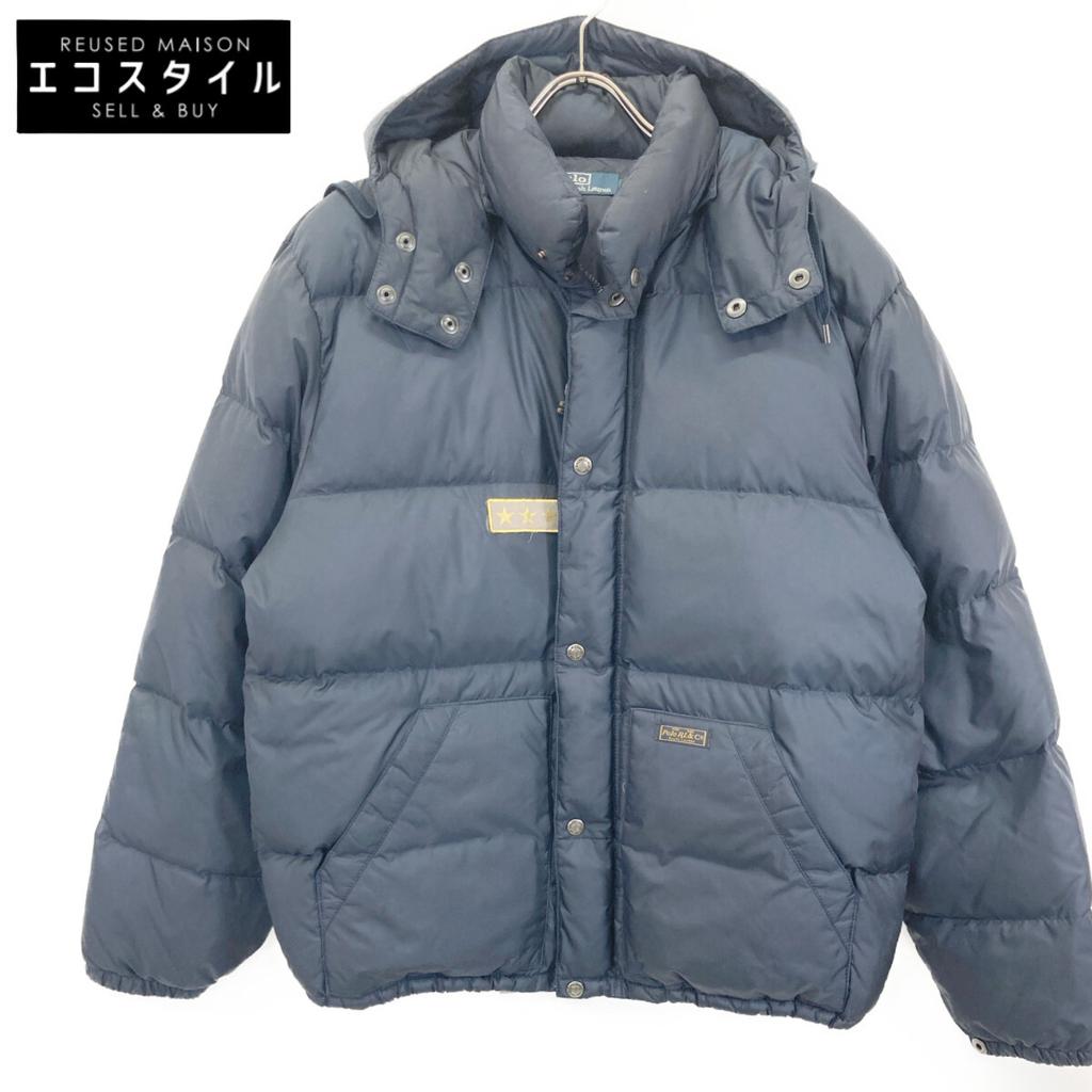 POLO RALPH LAUREN [Domestically Authorized] 3-Star Patch Hoodie Jacket L NavyUsed